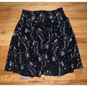 Blackmilk Seahorse Ghost Yoke Midi Skirt Women’s Size XL NEW WITH TAGS